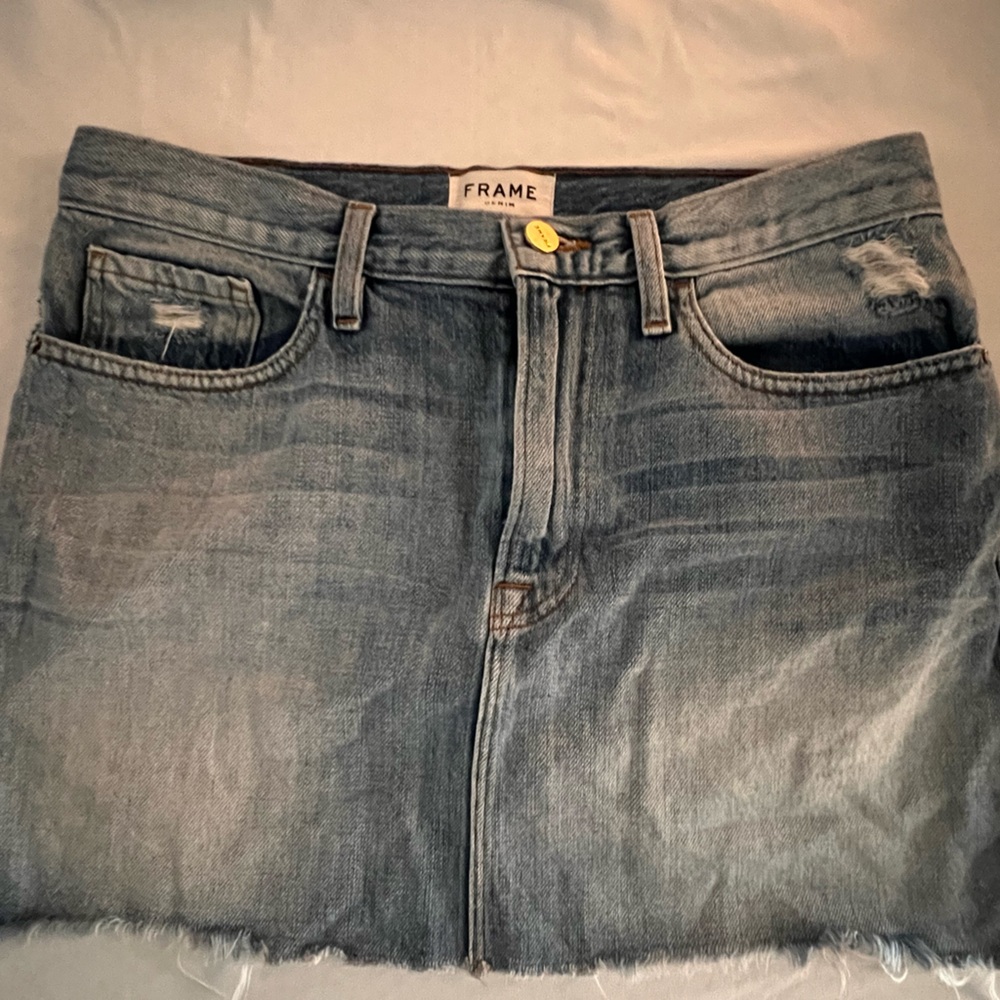 Denim Mini Skirt